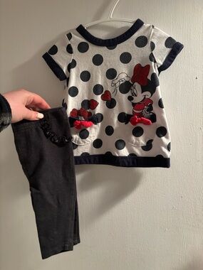 3/6 month Minnie Mouse outfit #2